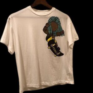 Fendi TEEN graphic T-shirt Size 12